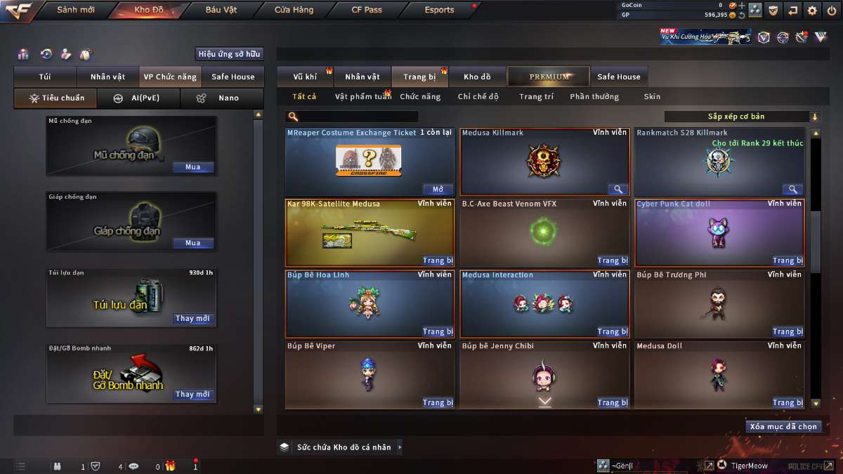 shop acc cf uy tin gia re